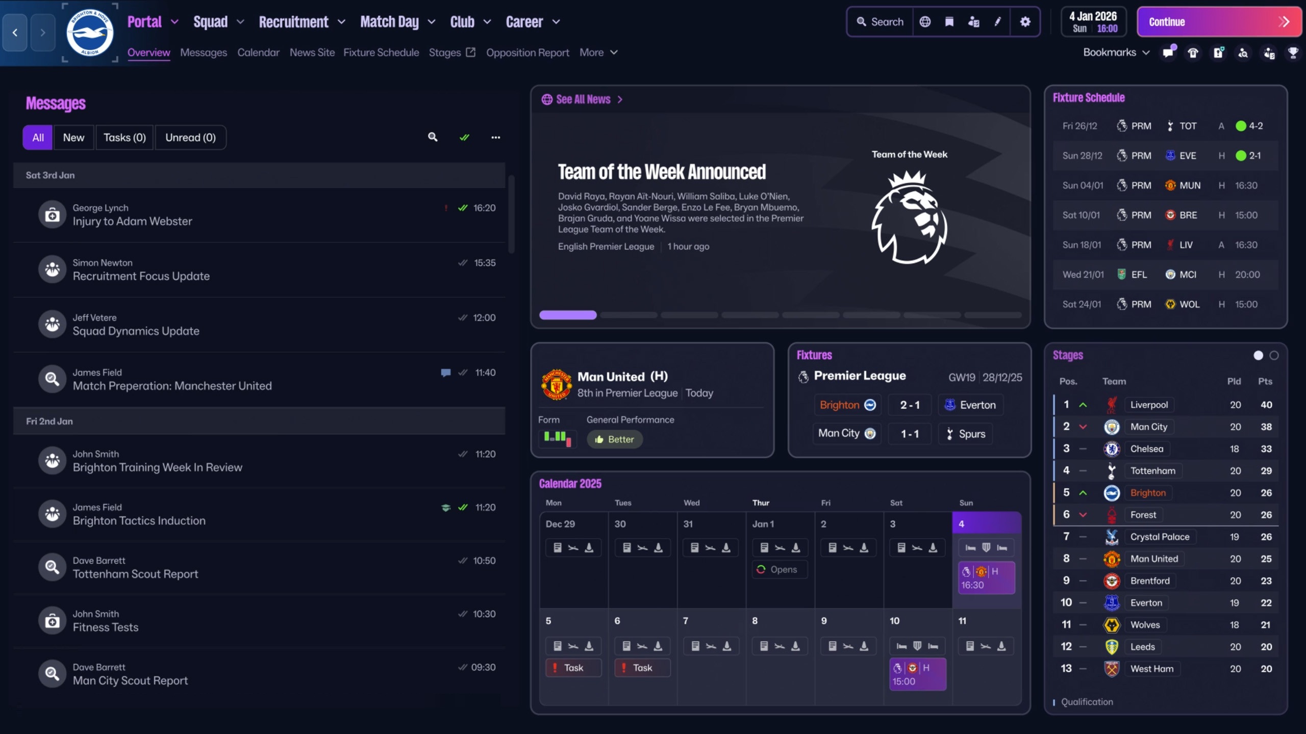 Football Manager 26 Stadio ed Emozioni