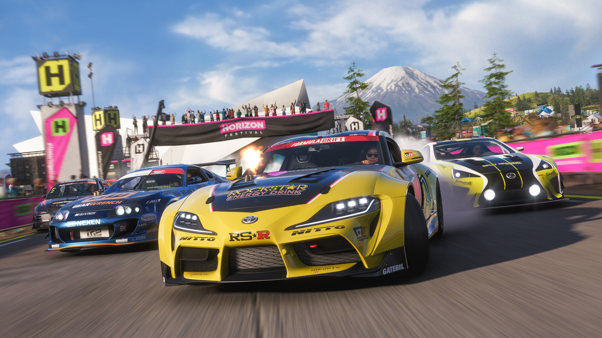 Forza Horizon 6 PC Gameplay – Visuale in prima persona dall'abitacolo di una supercar in derapata